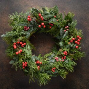 Red Xmas Wreath